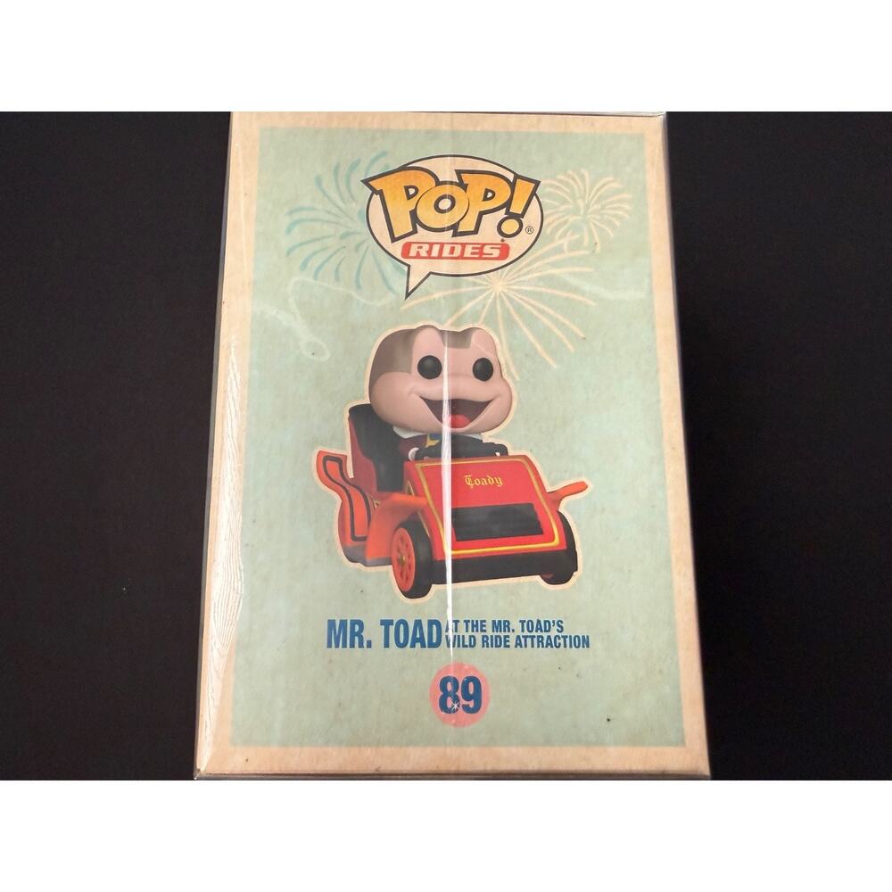 Funko Pop Rides Mr Toad at Mr Toads Wild Ride #89 Disney 65th Anniversary NEW - Picture 4 of 4